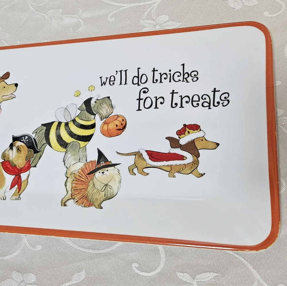 Pier 1 Imports Halloween Dog Treats Tray